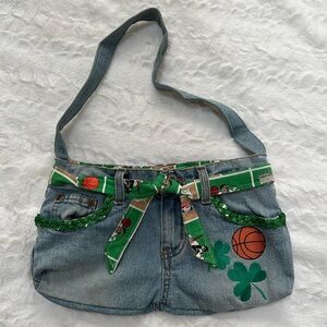 Hand Made Celtics Shoulder Purse